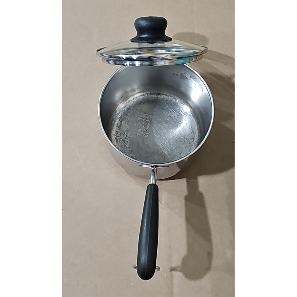 Revere Ware Copper Clad Bottom 1 1/2 Quart 1.5 qt Sauce Pan & Wrong  Lid - Picture 6 of 9